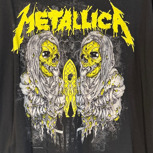 Black Metallica Sanitarium Graphic T-Shirt 2X - Picture 2 of 9